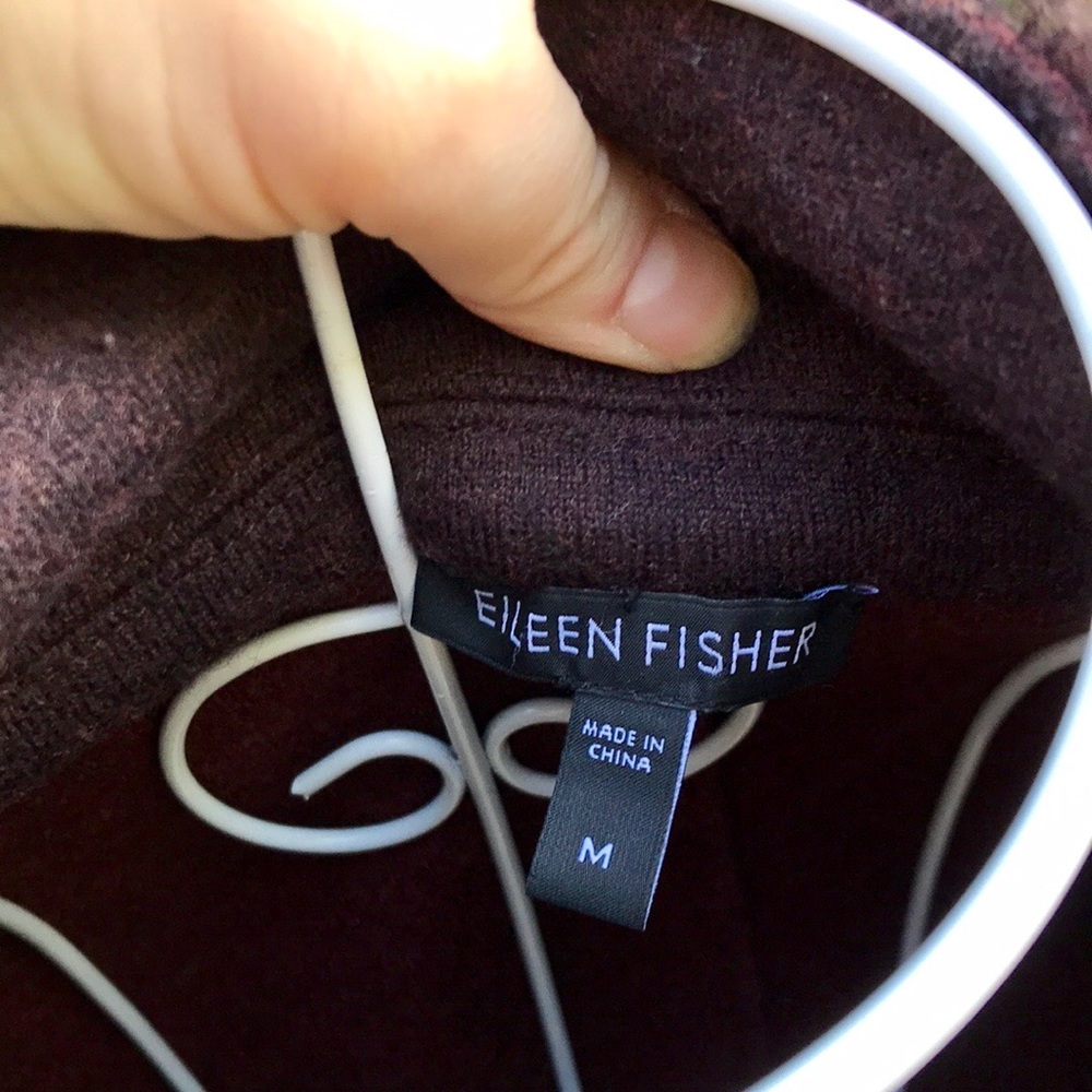 Eileen Fisher Wool Blend Blazer Style Jacket - Picture 3 of 7